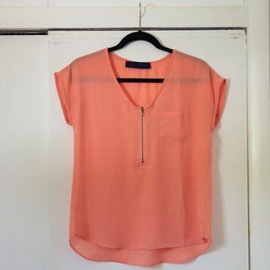 Francesca's Chiffon Top